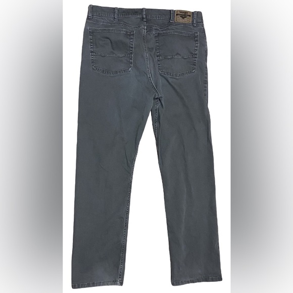 Men’s WRANGLER Straight Gray Jeans - Picture 3 of 6